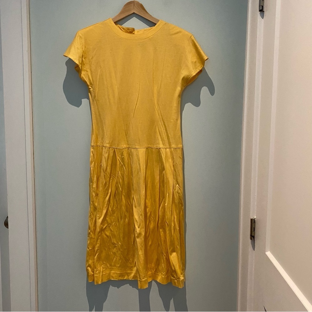 Vintage Cacharel cotton flutter sleeved midi sundress